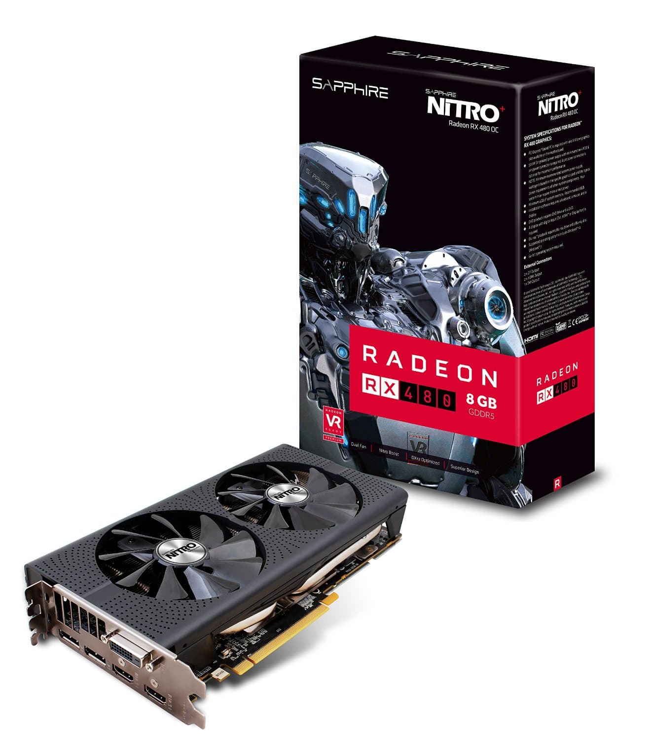 Sapphire Radeon NITRO_ Rx 480 8GB GDDR5 256 bit PCI Express